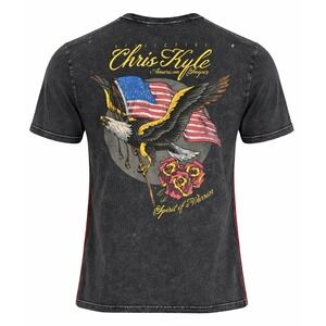 Affliction‎ Chris Kyle American Sniper Black T Shirt Medium Eagle